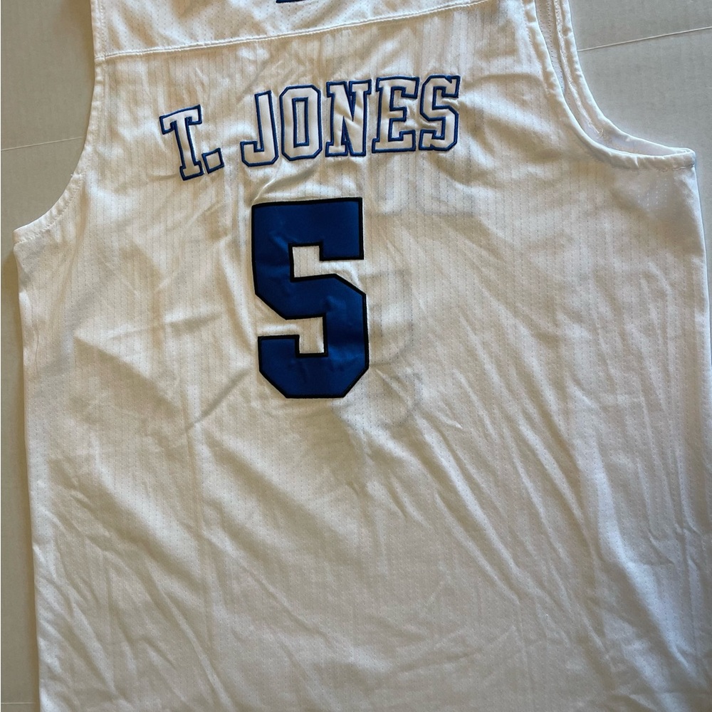 Nike White Jersey with Blue Accents